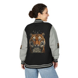 Tiger 'God Money Power' Letterman Jacket