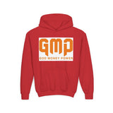 Youth Hoodie — GMP (God Money Power) Bold Orange Logo