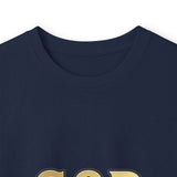 God Money Power Long Sleeve Tee — Inspirational Faith & Wealth Graphic Shirt