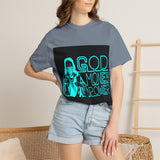 God Money Power T-Shirt — Retro Neon Faith & Hustle Graphic Tee