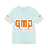 GMP "God Money Power" Graphic Tee — Bold Faith & Hustle Shirt