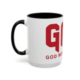 GMP Coffee Mug — Good Money Power Red Accent Ceramic Mug (11/15oz)