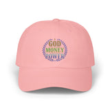 God Money Power- Embroidered Dad Cap