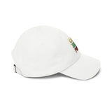 Dad Cap — GOD MONEY POWER Embroidered Tricolor Baseball Hat