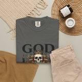 God Money Power- Skull T-Shirt — Gothic Skull Graphic Tee