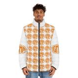 Puffer Jacket — All-Over GMP Logo Men's Insulated Coat
