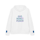 Hoodie — "GOD MONEY POWER" Graphic Full-Zip Hoodie