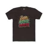 God Money Power Graphic Tee — Bold Faith & Hustle Shirt