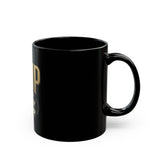 GMP God Money Power Black Coffee Mug – Bold Gold Lettering (11oz/15oz)