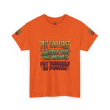 Inspirational Faith Tee — "Put God First, Hustle for the Money, Put Yourself in Power"