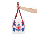 Tote Bag — Patriotic 'God Money Power' Religious Graphic Tote