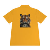 Tiger Crest Polo — 'God • Money • Power' Men's Sport Shirt