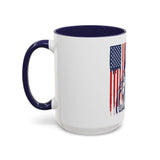 God, Money, Power Coffee Mug — Patriotic Street Art Accent Mug (11/15oz)
