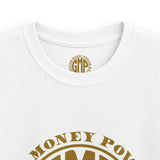 Kids Tee — Gold 'GMP' Circle Logo (God Money Power)