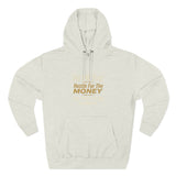 Hoodie — “Put GOD First, Hustle For The MONEY” Motivational Religious Graphic Hoodie