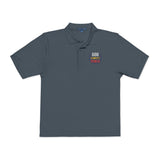 Embroidered Polo Shirt — Colorful Floral 'Hope Grows Here' Logo