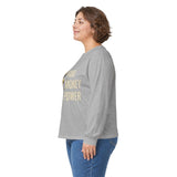 GMP Long Sleeve Tee — God Money Power Gold Graphic