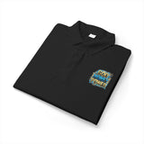 God is My Power Polo Shirt — Faith-Based Graphic Performance Polo