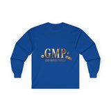 GMP (God • Money • Power) Gold Logo Long Sleeve Tee