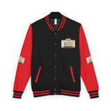 Letterman Jacket — 'God Money Power' Retro Varsity Jacket