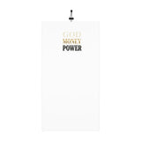 God Money Power Winter Neck Gaiter — Drawstring Thermal Face Mask & Scarf