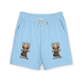 God Money Power Fleece Sweat Shorts — Graphic Casual Lounge Shorts