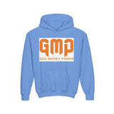 Youth Hoodie — GMP (God Money Power) Bold Orange Logo