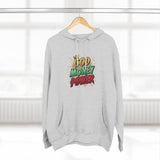 God Money Power Hoodie — Graphic Fleece Pullover with Crown Logo