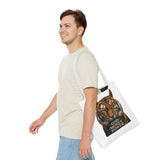 Tiger 'God Money Power' Tote Bag — Bold Wildlife Statement Bag