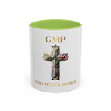 God Money Power Coffee Mug – GMP Cross Design (11oz & 15oz)