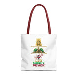 God Money Power Tote Bag — Christian Faith & Prosperity Graphic Tote