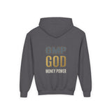 GMP GOD Youth Hoodie — "Money Power" Graphic Pullover