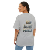 God Money Power Tee — Graphic Oversized Boxy T-Shirt