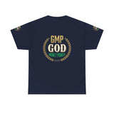 GMP God Money Power Tee — Motivational Gold Laurel Graphic T-Shirt