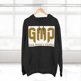 GMP Hoodie — "God Money Power" Bold Gold Graphic Fleece Pullover