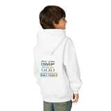 Youth Hoodie — GMP GOD Money Power Metallic Graphic Pullover