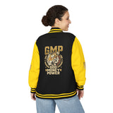Letterman Jacket — GMP Gold Money Power Rose Varsity Jacket