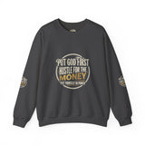 Crewneck Sweatshirt — Put Out Fires, Invest In Money Gold Logo