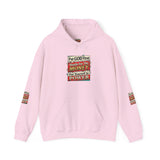 Hoodie — "Put GOD First, Hustle For The MONEY, Put Yourself In POWER" Inspirational Graphic Hoodie