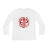 Youth Long Sleeve Tee — "GMP" God Money Power Logo Athletic Shirt