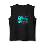 God Money Power Muscle Tank — Retro Graphic Sleeveless Tee