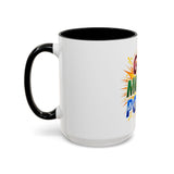 God Money Power Accent Coffee Mug — Inspirational Faith & Prosperity Gift (11/15oz)