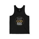 GMP GOD Money Power Tank Top — Motivational Graphic Fitness Tank