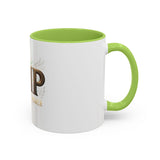 GMP 'God Money Power' Accent Coffee Mug — 11/15 oz Inspirational Ceramic