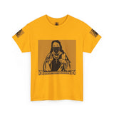 Jesus Bandana Graphic Tee — "God Money Power" Streetwear T-Shirt