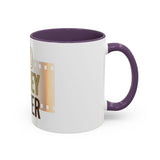 God Money Power Accent Coffee Mug — Motivational Faith & Wealth Ceramic Mug