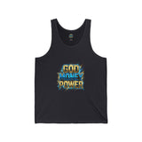 God Money Power Tank Top — Bold Graphic Faith & Hustle Sleeveless Tee