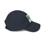 GMP 'God Money Power' Embroidered Classic Dad Cap — White Adjustable Baseball Hat