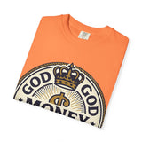 God Money Power T-Shirt — Crown Emblem Graphic Tee (God • Money • Power)