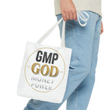 GMP God Tote Bag - 'GOD' Gold Emblem Canvas Tote